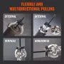Gear Puller Set, 7.6 cm and 17.8 cm Puller Kit, 3 Jaw Gear Bearing Flywheel Pulley Removal Tool, 2 or 3 Reversible Jaws Wheel Pu