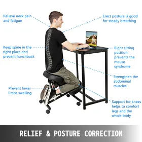 Knælestol ergonomisk 250 lb