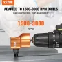 Dobbelt hovedplade Nibbler Metal Cutter Power Drill Attaching