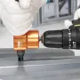 Dobbelt hovedplade Nibbler Metal Cutter Power Drill Attaching