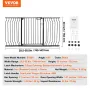 Baby Gate, 29,5 "-57,8" Ekstra bred, 30 "høj, hundeport til