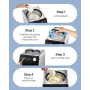 2 kvart automatisk ismaskine elektrisk yoghurt gelato gør sort