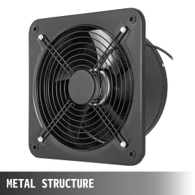 12 tommer industriel ventilationsekstraktor Metal Axial
