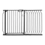 Baby Gate, 74.9 cm-122.9 cm Extra Wide, 76.2 cm High, Dog Gate for Stairs Doorways and House, Easy Step Walk Thru Auto Close Chi