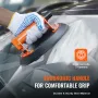 Glass Suction Cup, 20.3 cm 2 Pack 279 kg Load Capacity, Vacuum Suction Cup with Steel Handle & Carry Box, Heavy Duty Industrial 