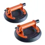 Glass Suction Cup, 20.3 cm 2 Pack 279 kg Load Capacity, Vacuum Suction Cup with Steel Handle & Carry Box, Heavy Duty Industrial 