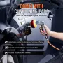 Mini Air Sander, 2.5/5.1/7.6 cm Random Orbital Air Sander, 15000r/min High Speed Mini Pneumatic Sander Polisher for Auto Body Wo