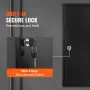 200-Key Cabinet Key Lock Box med justerbare stativer og