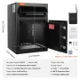 2,5 C Depository Safe Deposit Safe med drop slot adgangskoder