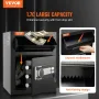 1,7 C Depository Safe Deposit Safe med drop slot adgangskoder