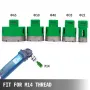 5 Pcs Diamond Hole Saw Set Diamond Drill Core Bits, M14 22/35/40/50/65 MM Hole Saw Cutter Drill Bits, Cutting Tools Point-Accura