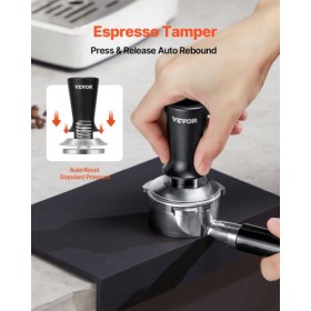 51mm Espresso Tamper Stainless Steel Coffee Tamper with Spring
