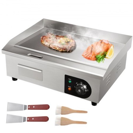 3000W 21 "Kommerciel elektrisk bordplade Grill Flat Top Grill Hot Plate