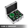 5 Pcs Diamond Hole Saw Set Diamond Drill Core Bits, M14 22/35/40/50/65 MM Hole Saw Cutter Drill Bits, Cutting Tools Point-Accura