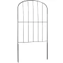 Garden Fence, No Dig Fence 731.5 cm (H)x 396.2 cm(L) Animal Barrier Fence, Underground Decorative Garden Fencing with 5.1 cm Spi