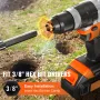 Auger Drill Bits til plantesæt med 2, Garden Auger Drill Bit