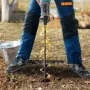 Auger Drill Bit til plantning, 3 x 24 tommer Garden Auger Drill