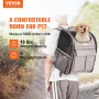 Cat Carrier with Wheels, Rolling Pet Carrier with Telescopic Handle and Shoulder Strap, Dog Carrier with Wheels for Pets under 1