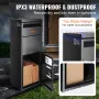 Package Delivery Boxes for Outside 35.3 x29.5x106.7 cm, Galvanized Steel Delivery Box for Packages With Coded Lock, Anti-theft B