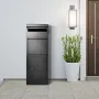 Package Delivery Boxes for Outside 35.3 x29.5x106.7 cm, Galvanized Steel Delivery Box for Packages With Coded Lock, Anti-theft B