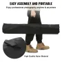 365.7 x 304.8 cm Heavy Duty Backdrop Stand, Height Adjustable Photography Backdrop Stand, Background Support System with 6 Clamp