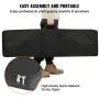 304.8 x 304.8 cm Pipe and Drape Kit, Heavy Duty Backdrop Stand with Carbon Steel Base, Adjustable Backdrop Support with 6 Clamps