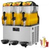 Kommerciel slushy maskine, 3 x 12l / 3.2 Gal Triple Bowl, 72 kopper Output, 220V 1300W Rustfrit stål Margarita Smoothie Frozen