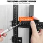 Skabshardware -jig, aluminiumslegeringskabet håndtag Jig med