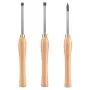 Drejebejs sæt 3 stk. Wood Working Turning Tools Carbide Steel
