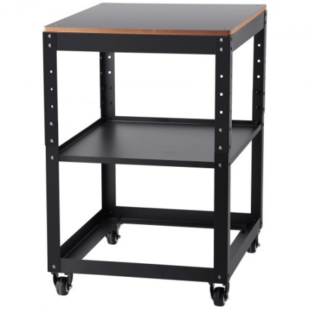 Planer stativ, 100 lbs/ 45 kg tunge belastninger, tre-gear højde justerbar tykkelse planer bord, med 4 stabile hjul og