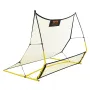 Soccer Trainer, 2-IN-1 Portable Soccer Rebounder Net, 182.9 x129.5 cm Iron Soccer Practice Equipment, Sports Football Rebounder 