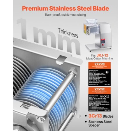 Meat Cutter Machine Blade 5 mm Stainless Steel for SJY-DQ90 Meat Slider