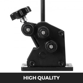 Manual Ring Roller Bender Metal Sheet Roll Bending Rolling Machine 343mm Hand Tubing Bender Steel Ring Roller Bender 3-1/2''