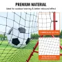 Fodbold rebounder rebound net, kick-back 39 "x39", bærbare