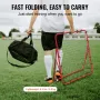 Soccer Rebounder Rebound Net, Kick-Back 99.1x99.1 cm, Portable Football Training Gifts, Fully Goal Net, Aids & Equipment for Kid