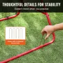 Fodbold rebounder rebound net, kick-back 39 "x39", bærbare