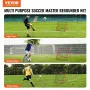 Fodbold rebounder rebound net, kick-back 39 "x39", bærbare