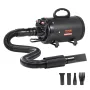 Dog Dryer, 2000W/2.7HP Dog Blow Dryer, Pet Grooming Dryer with Adjustable Speed and Temperature Control, Pet Hair Dryer with 4 N