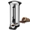 Commercial Coffee Urn, 110 Cups Stainless Steel Large Coffee Dispenser, 1500W 110V Electric Coffee Maker Urn For Quick Brewing,