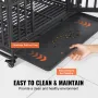 42 tommer Heavy Duty Dog Crate, uforglemmelig hundekasse