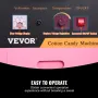 Commercial Cotton Candy Machine med Cover Sugar Floss Maker