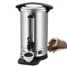 Commercial Coffee Urn, 65 Cups Stainless Steel Large Coffee Dispenser, 1500W 220V Electric Coffee Maker Urn For Quick Brewing,