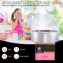 Commercial Cotton Candy Machine med Cover Sugar Floss Maker