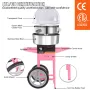 Commercial Cotton Candy Machine with Cart & Cover Sugar Floss Maker 1000W