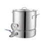 Kedel af rustfrit stål, 5 gallon bryggeri, tri lag bund til øl