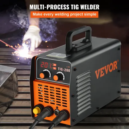 TIG-200C, 200 amp TIG/MMA ARC 2-i-1 svejser HF IGBT DC Inverter