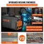 TIG-200C, 200 Amp TIG/MMA ARC 2-in-1 Welder HF IGBT DC Inverter Welding Machine for Welding Steel, Titanium And Copper Alloys