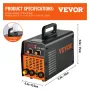 TIG-200C, 200 amp TIG/MMA ARC 2-i-1 svejser HF IGBT DC Inverter