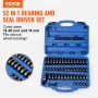 52PCS Custom Bushing Bearing & Seal Driver Set, Transmission Wheel Axle Bearing Race, Seal Driver Installer Remover, 18-65mm & 7
