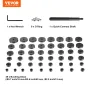 52PCS Custom Bushing Bearing & Seal Driver Set, Transmission Wheel Axle Bearing Race, Seal Driver Installer Remover, 18-65mm & 7